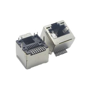 Buy cheap Vertical SMT RJ45 Female Connector Socket Modular Jack OEM product