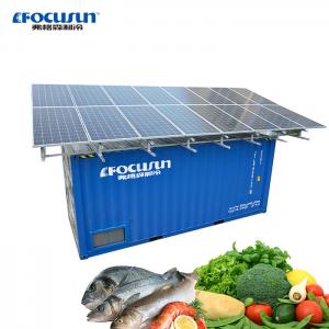 Buy cheap Solar Power Container Cold Room Storage for Fresh Food Goods 20ft Refrigerant R-22 R-404A product