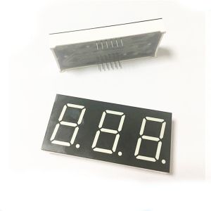 0.80 Inch Alphanumeric Segment Display Three Digit Common Cathode