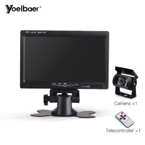 China 7 Inch 12V 24V Vehicle Reversing Systems Stand Monitor Screen with Rear View Reverse Backup Camera on sale