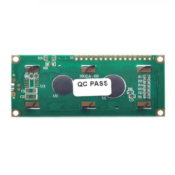 China Manufacturer Customized Characters Icd Module 1602 2x16 Lcd Display Green Back Light 16 Characters 2 Line