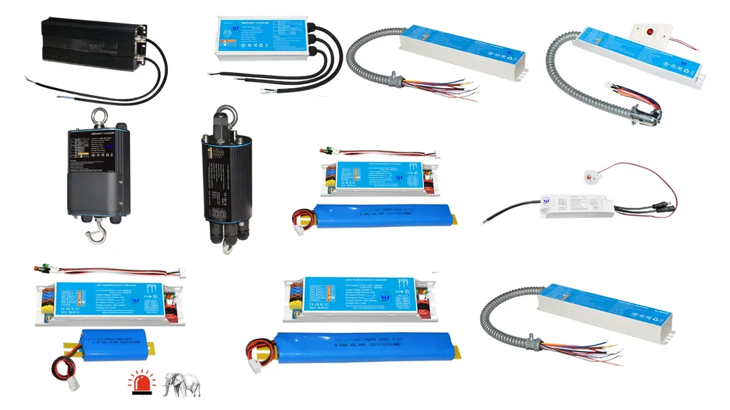 Long Lasting LED Emergency Lighting Kit Driver Power Supply Battery Ballast for Triproof Light
