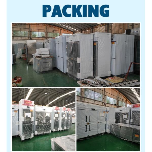 Air Cooling Double Glass Door Display Chiller 980L R290 Single Temperature