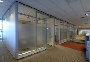 Buy cheap Modern Office Space Partitions / Building Aluminium Frame Free Standing Office Partitions product