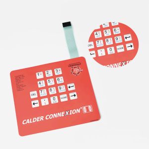 Push Button PET Membrane Switch Keypad With Glossy Matte Surface