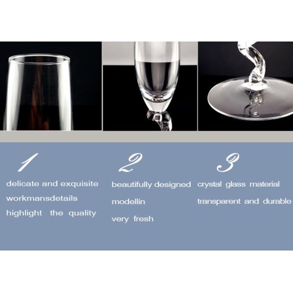 Extra Long Stem Wine Glasses , Vintage Wine Glasses Elegant Feature