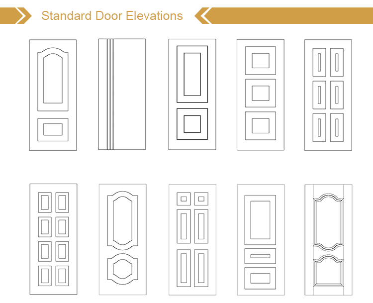 Modern Interior Slab Solid Wood Doors Sleek Minimalist Look Customizable