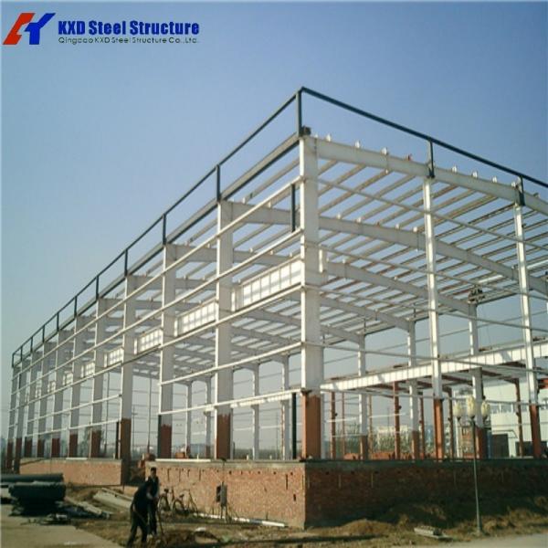 Interior space of steel structure hangar