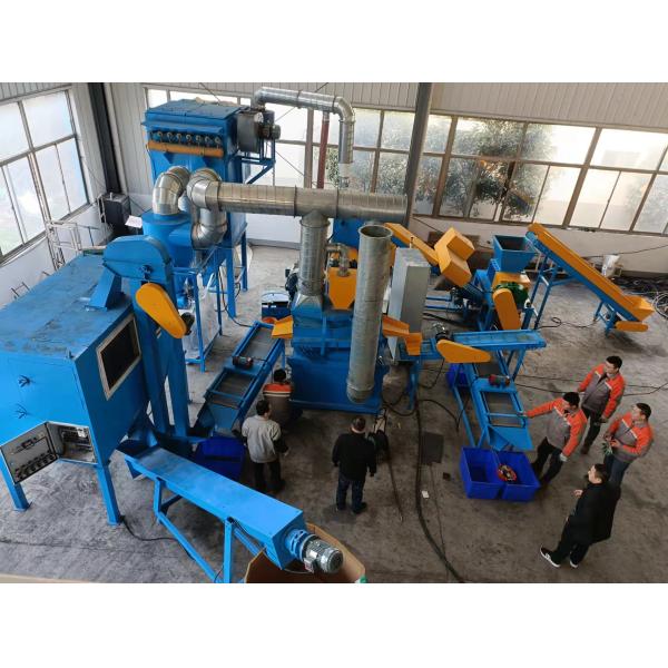 PLC Dry type 600 Kg/H Copper Wire Recycling Machine