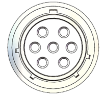 OE25M/05M Optical Fiber Connector Customized 2-7 Cores High Performance