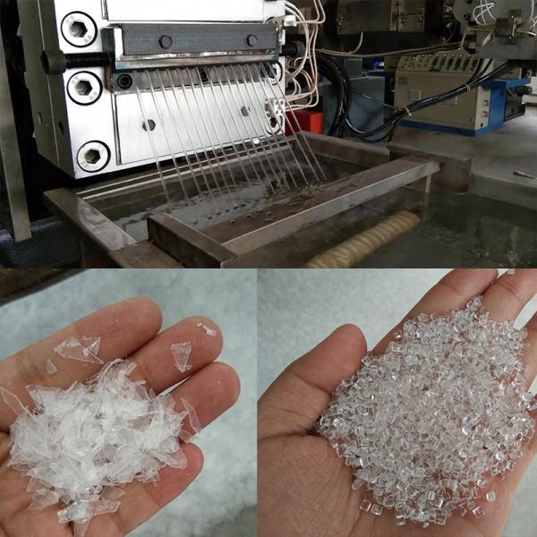 140mm Double Stages Pelletizing Machine Hard Plastic Recycle Granulating Machine
