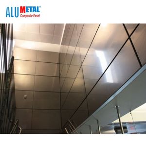 Buy cheap 1000MM PE Decorative Aluminium Composite Cladding Panels Sheet Stainless Steel 6mm FEVE product