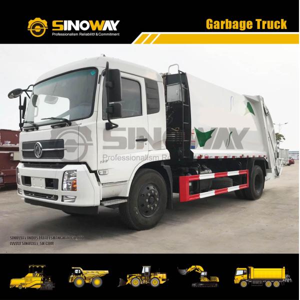 High Compression Ability Garbage Collection Truck Vehicle 12/16m3 Hopper Capacity