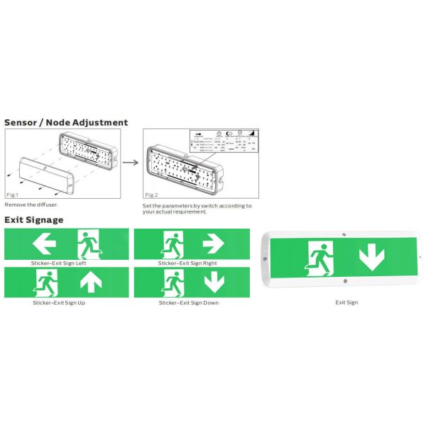 Bulk Head LED Porch Light 8W with 3CCT and Power Switchable with PIR Sensor with daylight threshold| Microwave Sensor with daylight threshold or