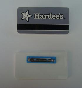 Buy cheap custom KFC employee name tags name badges online name tags with logo printing product