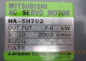 China Mitsubishi 7.0KW Industrial Motors HA-SH702B AC Servo Motor New in stock on sale