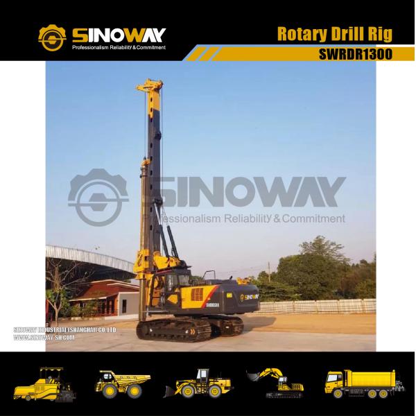 Mobile Drilling Rig Machine , Borehole Drilling Machine Hydraulic Rotary Piling Equipment
