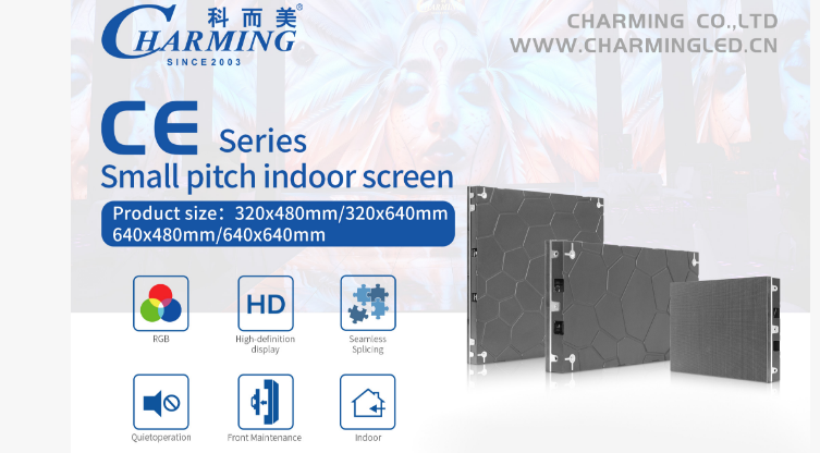 Seamless Splicing Small Pitch Indoor Led Screen Panel for Metting Room with Front Maintenance