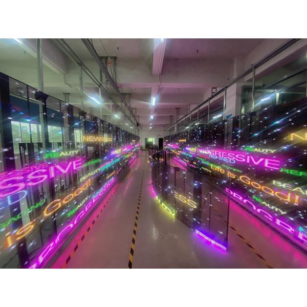 Transparent LED Screen P3.91-7.82 6.2kg Cabinet Weight for Customer Requirements