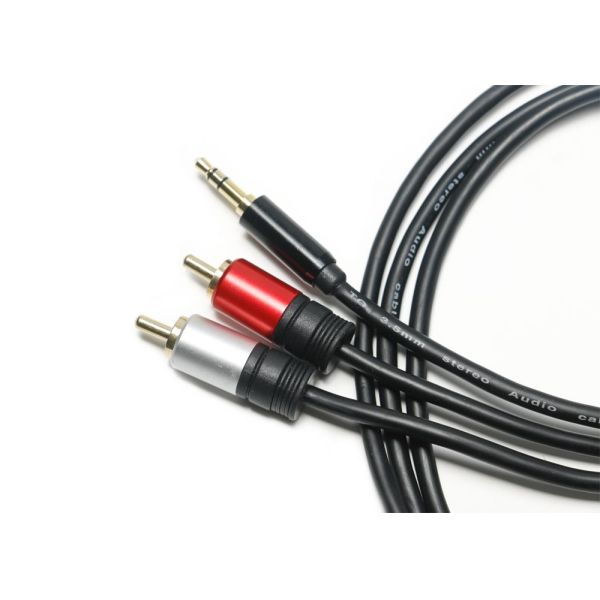 Metal Shell 3.5 Mm Jack To Optical Cable , 2 In 1 Headphone Optical Cable