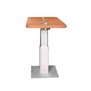 Buy cheap Manual lifting table mount Best selling metal picnic table legs for the special bus with Adjusts 41cm product