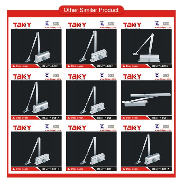 Black White ABS Stainless Steel 800G 1000G Automatic Sensor Door Closer Pull Forces
