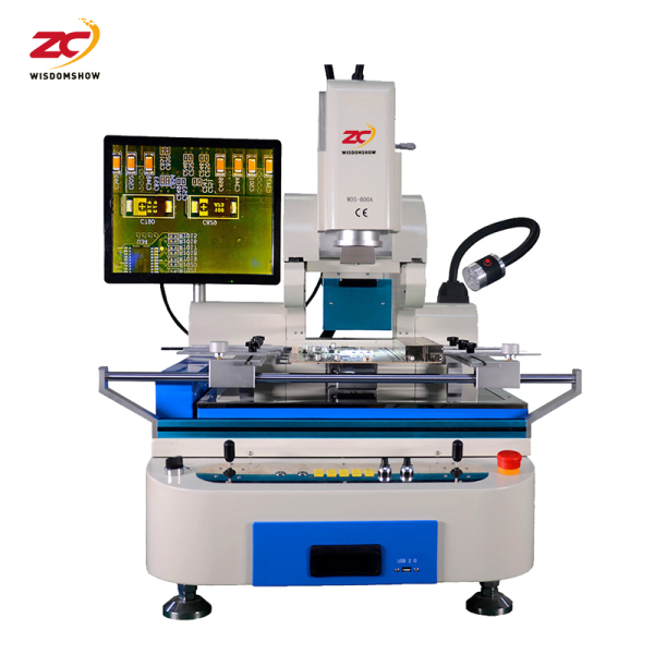 WDS650 BGA Rework Station with Triple-Zone Heating HD Optical Alignment and Touchscreen Interface for Precision BGA Repair