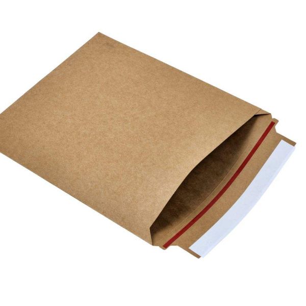 Self Seal Brown Cardboard Envelopes Custom Logo Cardboard Mailing Envelopes