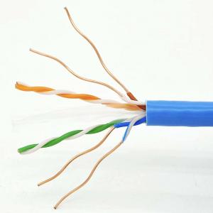 China Cat6 Ethernet Cable 1000ft 23AWG Insulated Solid Bare Copper Wire UTP Unshielded on sale
