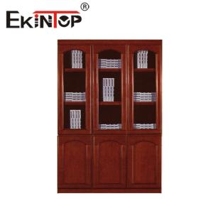 Buy cheap Office Bookcase Wooden Filing Cabinet Paint Veneer Archive Display Cabinet product