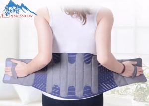 China Breathable Adjustable Lower Lumbar Back Brace Support Belts Nylon Material on sale