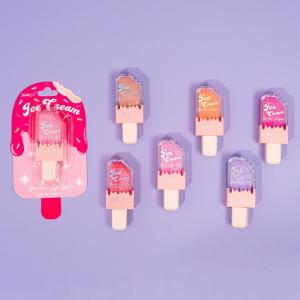 China OEM Irresistible Charm Ice Cream Shaped Lip Gloss Essence Cosmetics Lip Gloss 6ml on sale
