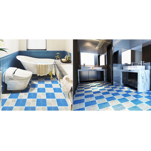 Bath Non Slip Safety Floor Mat Interlocking PVC Floor Mats 30CM