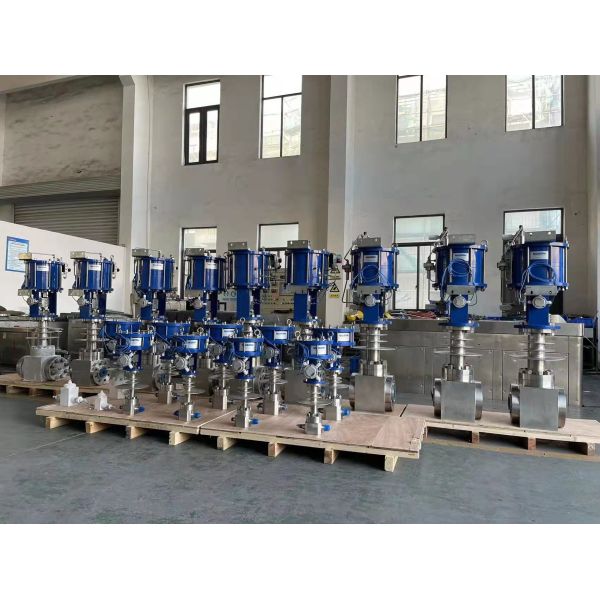 Hydraulic Cryogenic Pneumatic Actuated Globe Valve DN65 PN320 2500lb LNG