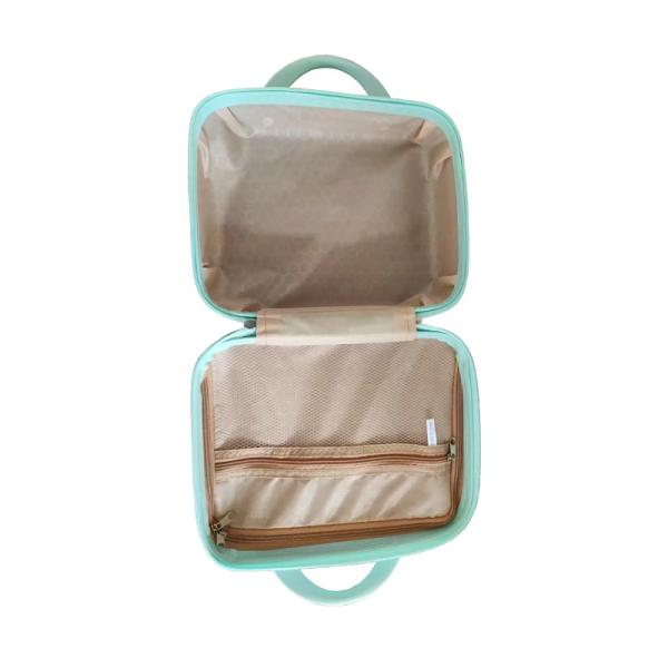 Candy Pattern Cartoon Print Waterproof Makeup Case Lightweight Cosmetic Organizer for Travel Custom Logo Compact Design