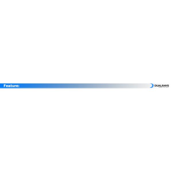 DUALRAYS HB6 2ft 100W IP65 140LPW Aluminium LED Linear Highbay for Warehouse Aisle for high rack warehouses