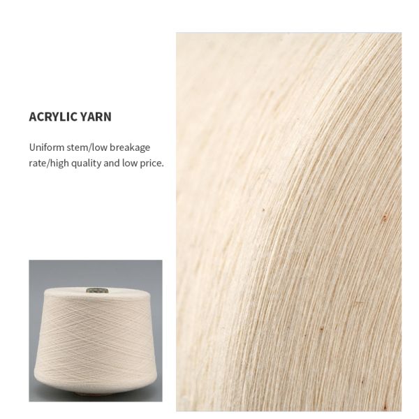 Fancy Comfortable 2/36Nm Dyed Wool Acrylic Yarn High Nylon 50% Cashmere Like