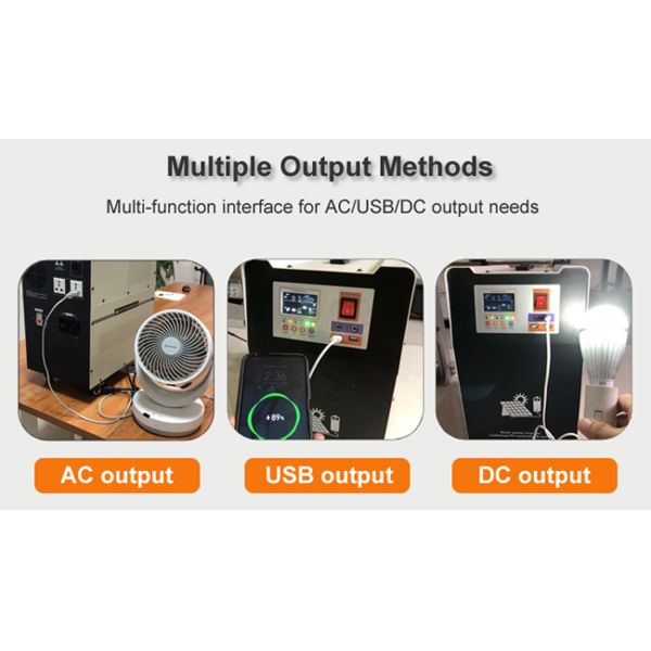 3KW Portable Solar Power System 220V/50Hz With Lithium Battery