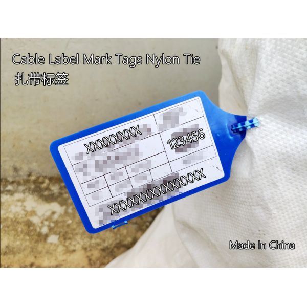 Cable Label Mark Tags Nylon Tie Tag self locking nylon cable tie Tag nylon zip ties