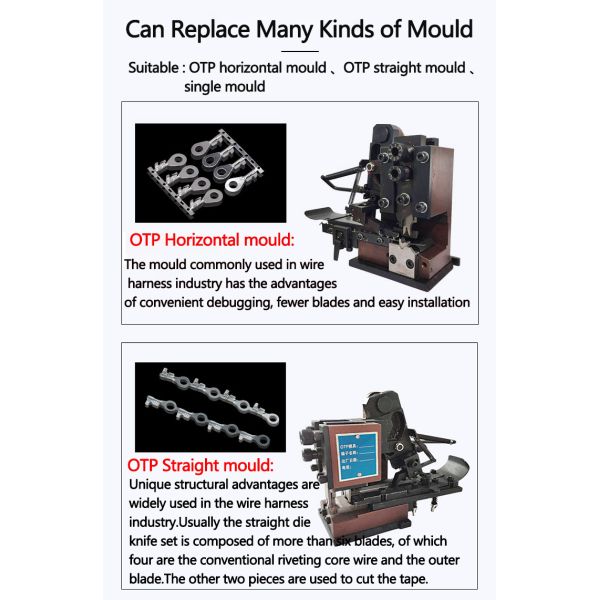 JST Molex Insulated Crimp Terminal Crimping Machine with 2000-4000PCS/h Productivity
