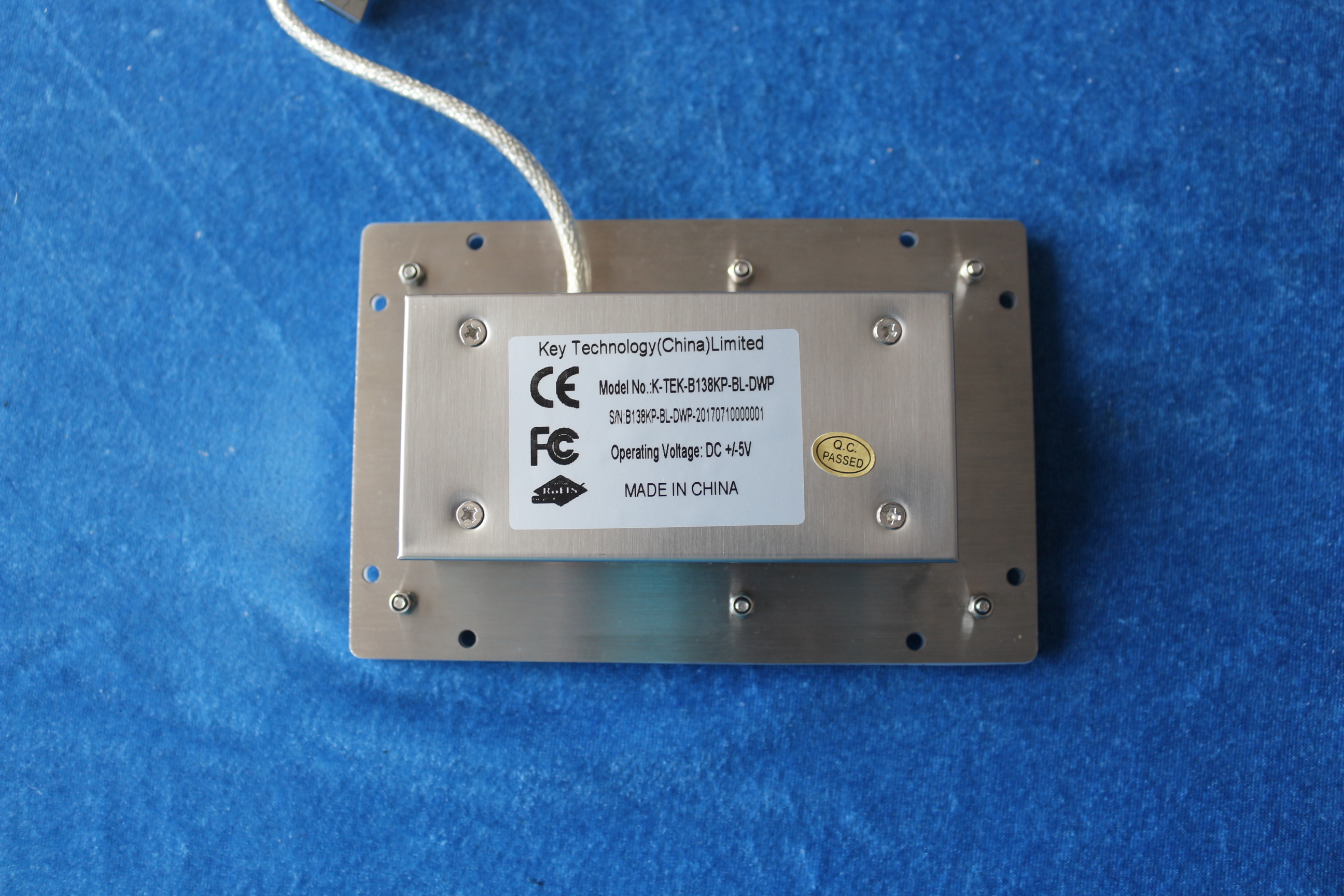 Dynamic IP67 Vandal Proof Industrial Metal Keypad Waterproof Rugged Stainless Steel