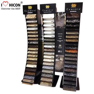 Buy cheap Black Wood Metal Cambira Stone Showroom Display Stand Freestanding For Tiles product