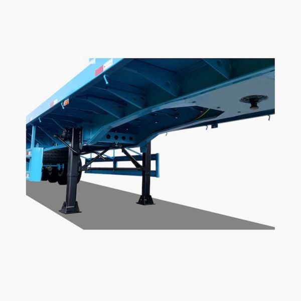 20FT 2 Axles Versatile and Reliable Flatbed Semi-Trailer for Efficient Cargo Transportation