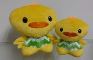 China 5 inch Stuffed Plush Easter Duck Toys OEM service ,customs toys only for show on sale