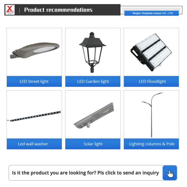 Street Yard Classic Garden Light Pole with Welding standard AWS D.1.1 Steel Material