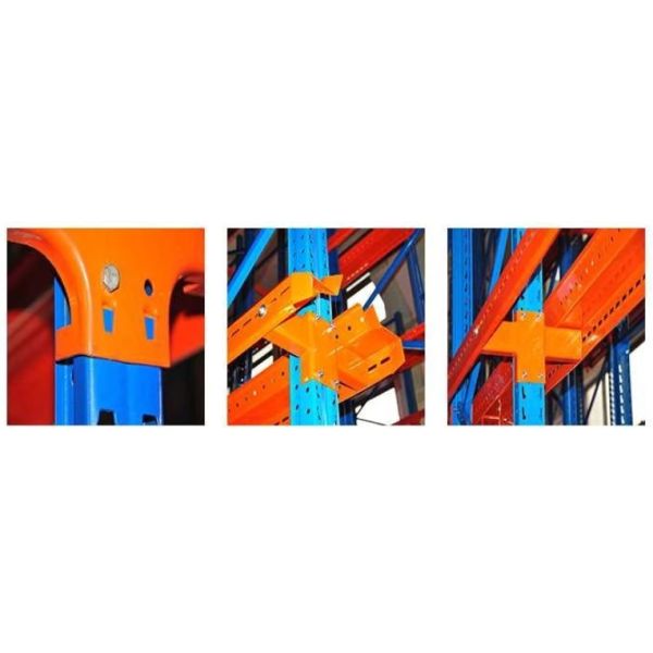 Safety Handling Drive Through Pallet Racking , Drive In Drive Through Racking System