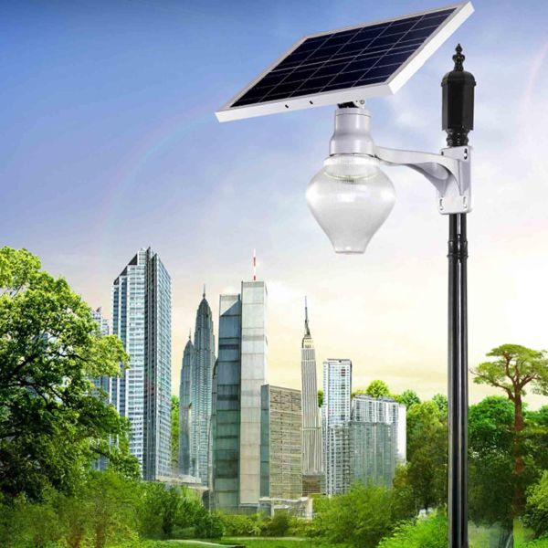 LED Apple Street Decorative Split Solar Street Light For Outdoor Garden Park