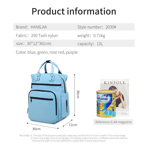 Fashion Large Maternity Multifunctional Nappy Baby diaper bag Mummy Bag Diaper Bags