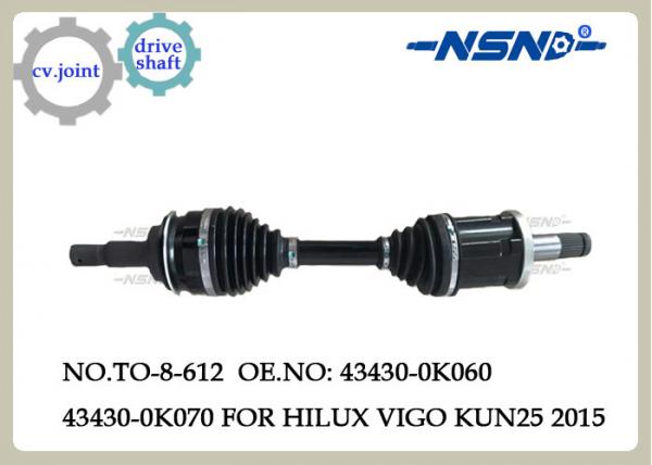 Quality Auto Parts Cv.Axle Drive Shaft For Toyota  Hilux Vigo Kun25 2015 Fortuner 43430-0k070 for sale