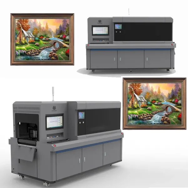 Industrial Single Pass UV Printer with 200 Sqm/H Printing Speed, 1200 X 1200 Dpi Resolution and LED UV Lamp Drying System